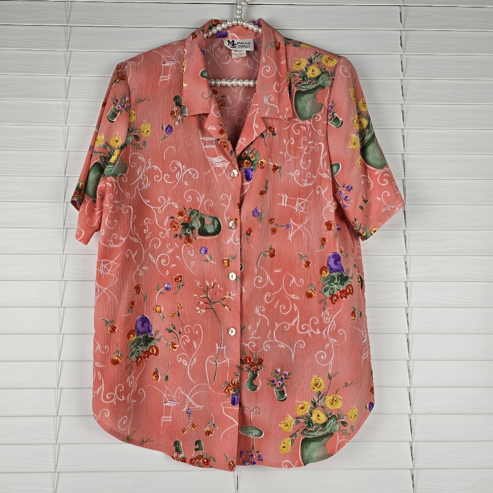 Vintage Maggie Sweet 2 piece Dress and Cover Top - Picture 4 of 15